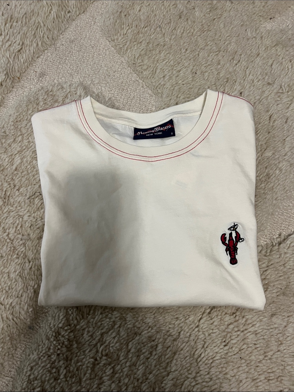 Rowing Blazers Lobster Embroidery Graphic Tee